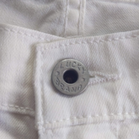 Lucky Brand White Cropped Jeans - Picture 7 of 14